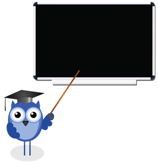 猫头鹰卡通黑安博诺简笔少儿兴趣班