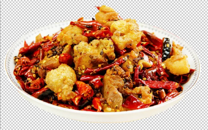 辣子鸡免扣素材psd模版下载