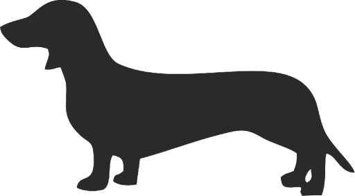 腊肠犬 PNG免抠(1000x554)
