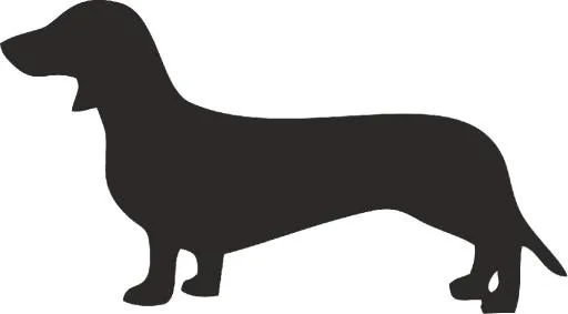 腊肠犬 PNG免抠(1000x554)