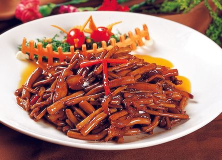 92CC029茶树菇炒蹄筋