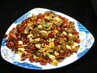 家常菜|美食|菜谱|菜单|0190辣子鸡2944