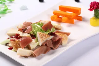 娃娃菜炒羊肚 (1)