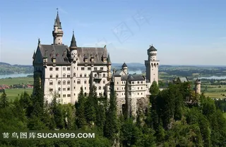巴伐利亚的新天鹅堡风景图片