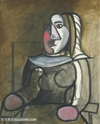 毕加索手绘异形时尚装饰画