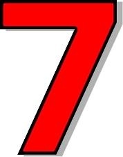 数字 7免抠