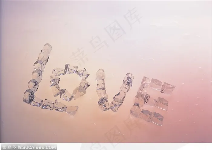 情人节物语-冰块拼成的爱