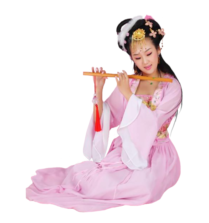 28 (6)免抠元素 免抠摄影 美女 人物 服装 古风 演奏