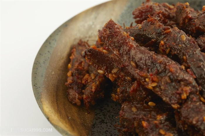 牛肉干零食特写高清图