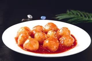 美味鱼丸高清摄影图片