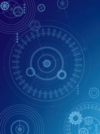 元宇宙齿轮科技背景