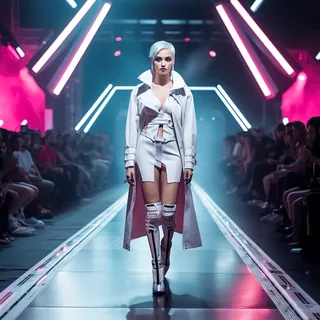 赛博朋克女模特1