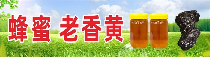 蜂蜜老香黄潮州特产cdr矢量模版下载