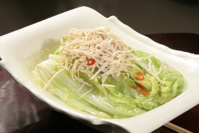 鸡丝娃娃菜 (2)