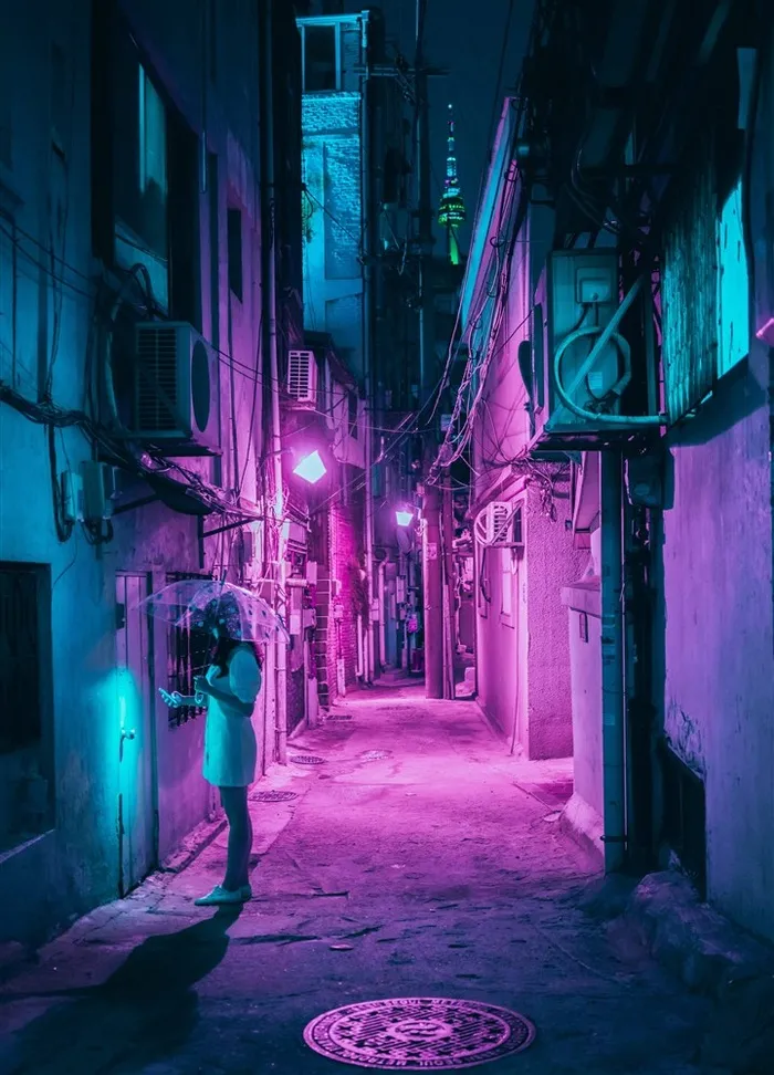 唯美街头美女高清图片