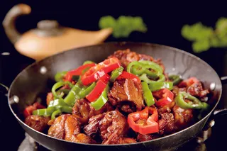 干锅美食焖锅湘菜麻辣香辣纸锅干锅小笋鸡