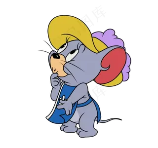 彩色动漫猫和老鼠图片