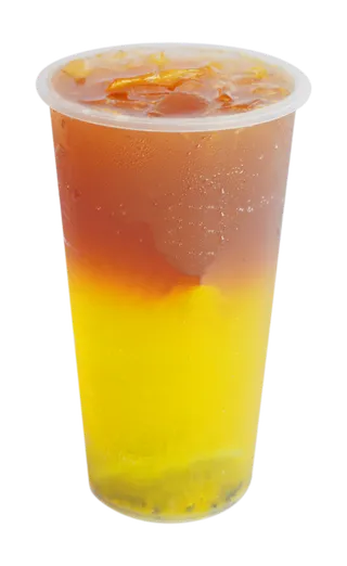 奶茶照片拍摄果汁百香果茶