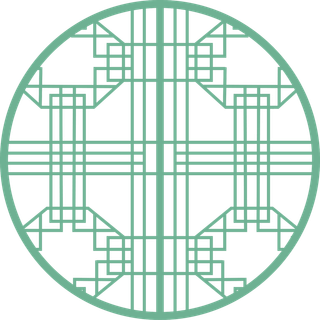 简约风中式传统图案窗花贴画镂空窗户瓷砖PNG免扣图片素材 (11)