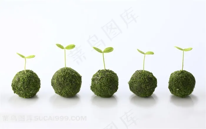 泥团豆芽环保背景