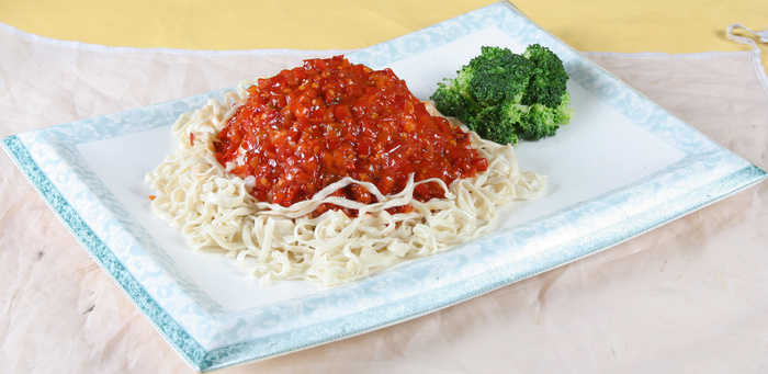 剁椒蒸白肉 