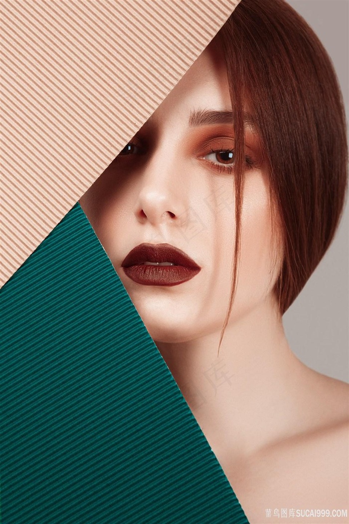 化妆品模特美容