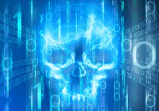 商务蓝色信息数码高科技创意背景