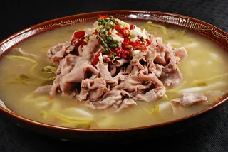 川菜湘菜高清菜谱 酸菜疙瘩浸肥牛