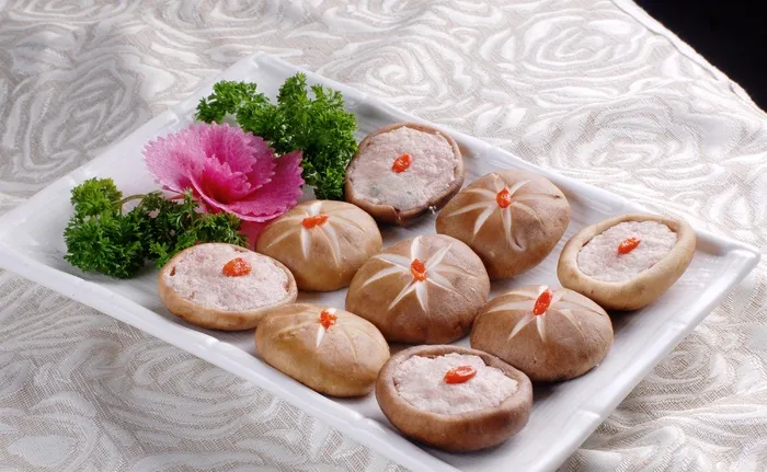 蘑菇香菇金针菇杂菇菌类美食素菜