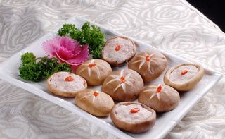 蘑菇香菇金针菇杂菇菌类美食素菜