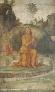 达芬奇虔诚的信徒油画图片 达芬奇虔诚的信徒油画图片