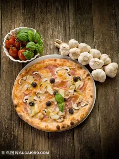 意大利披萨饼海报图片