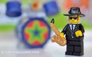 可爱的乐高玩具素材