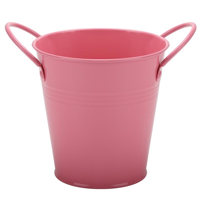 粉色双耳迷你小铁桶