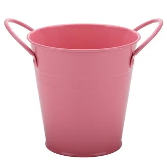 粉色双耳迷你小铁桶