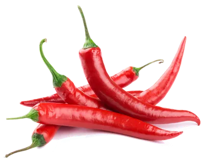 五根辣椒红色