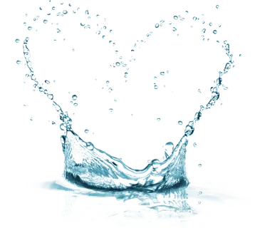 PNG素材 免抠图 水 水珠 液体 喷溅 心形