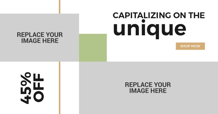 设计英文广告销售横幅素材