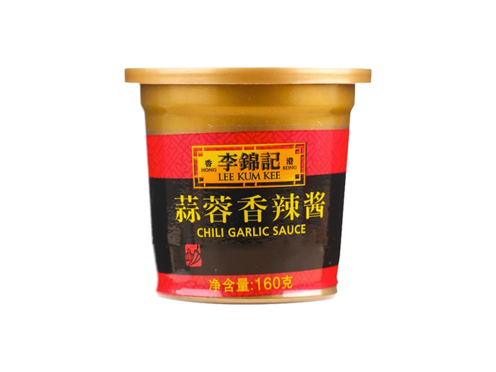 李锦记蒜蓉香辣酱超市商品白底图免抠实物摄影png格式图片透明底