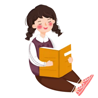 看书 读书 女孩 学习