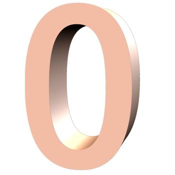 数字 0 PNG免抠(350x350)