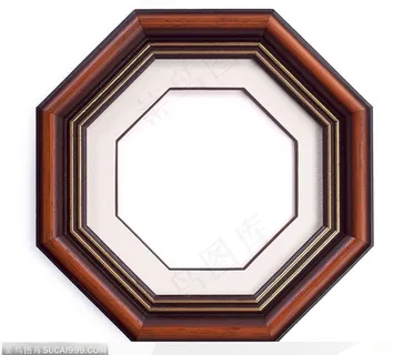相框边框-八边形实木相框