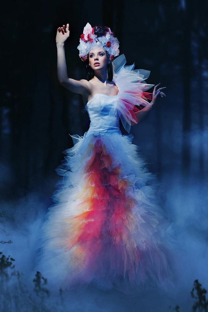 外国性感时尚婚纱美女图片下载