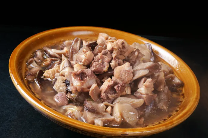 烧-香菇烧鸡