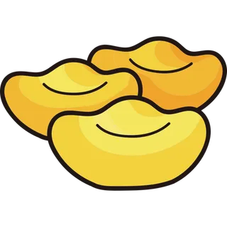 节日元宝堆装饰