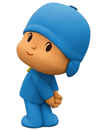 蓝色衣服小朋友