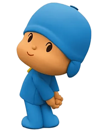 蓝色衣服小朋友