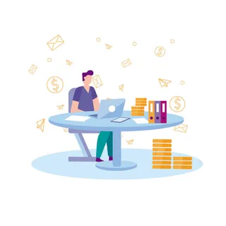 扁平化人物场景办公互联网等距ai矢量设计网页海报UI素材插画