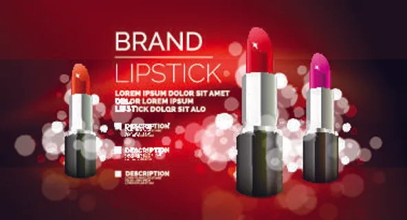 设计广告化妆品素材