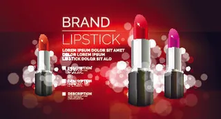 设计广告化妆品素材